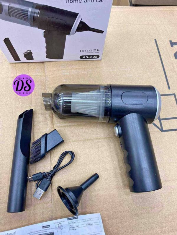 3-in-1 Portable Mini Vacuum Cleaner – Compact, Powerful & Easy to Use