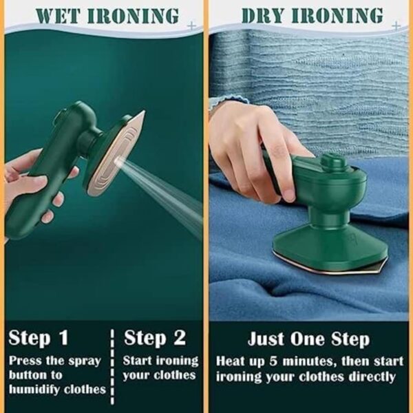 Portable Micro Steam Iron – Quick, Compact & Travel-Friendly Wrinkle Remover - Image 5